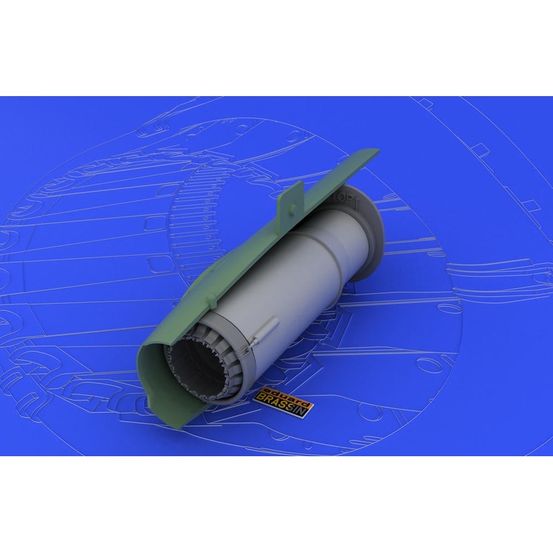 Eduard - 1/48 MiG-21MF/SMT Exhaust Nozzle Brassin set (for Eduard) 648027