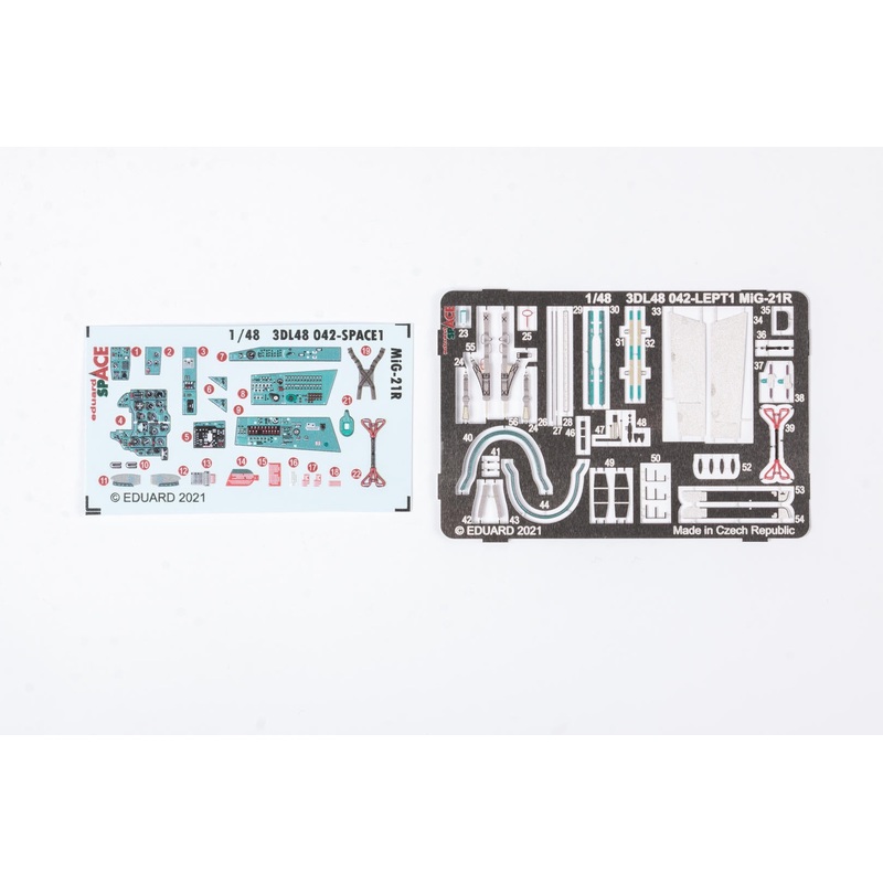 Eduard - 1/48 MiG-21R SPACE set (for Eduard) 3DL48042