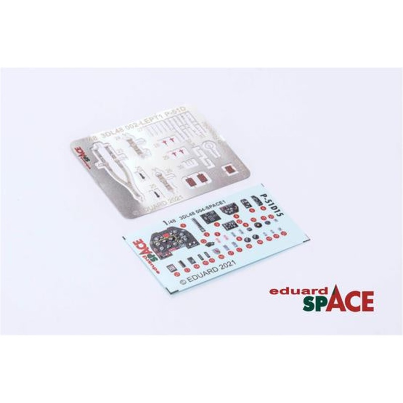 Eduard - 1/48 P-51D-15+ SPACE set (for Eduard) 3DL48004