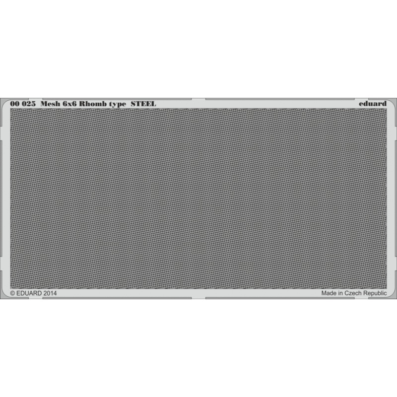 Eduard -  Mesh 6x6 Rhomb Type STEEL (00025)