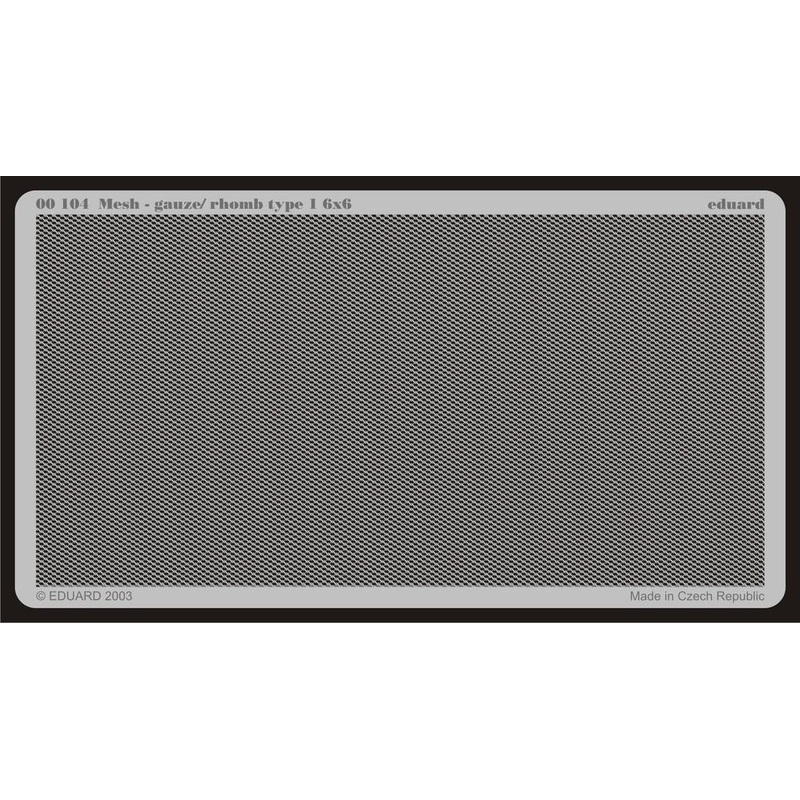 Eduard -  Mesh - Gauze / Rhomb Type 1 6x6 (00104)