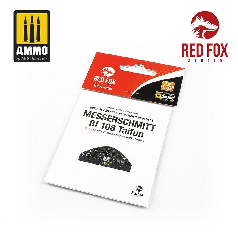 Red Fox Studio 32026 - 1/32 Messerschmitt Bf 108 Taifun (for Eduard kit)