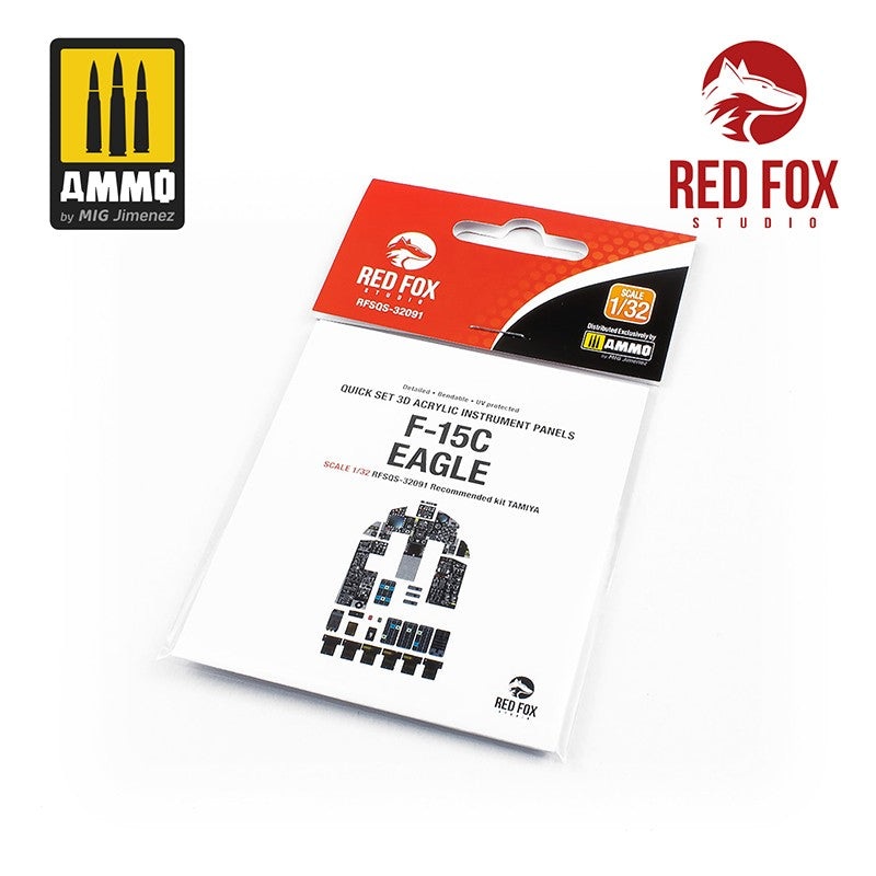 Red Fox Studio 32091 - 1/32 F-15C Eagle (for Tamiya kit)