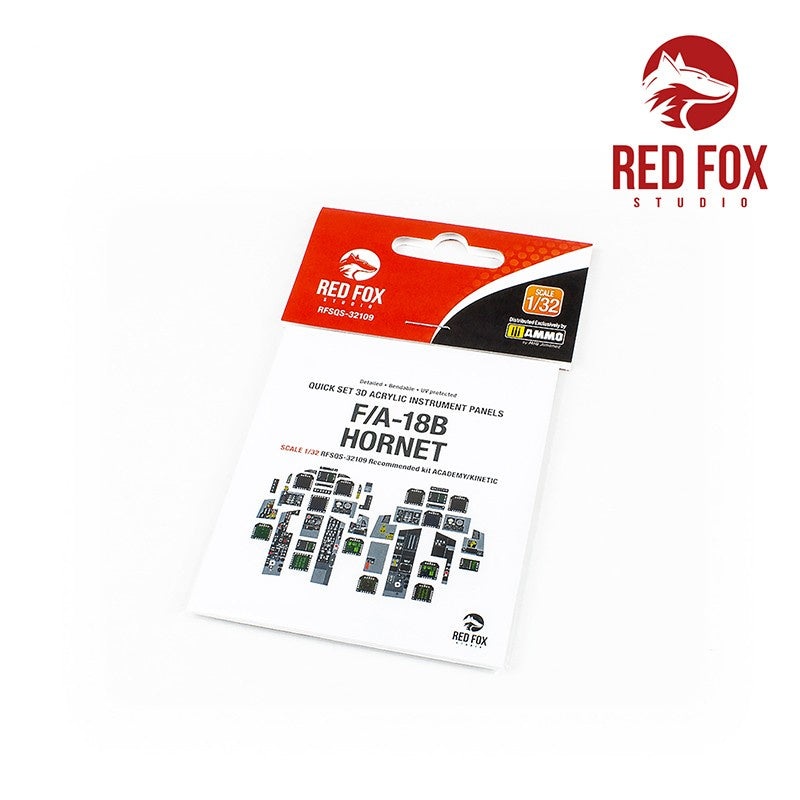 Red Fox Studio 32109 - 1/32 F/A-18B Hornet (for Academy/Kinetic kit)