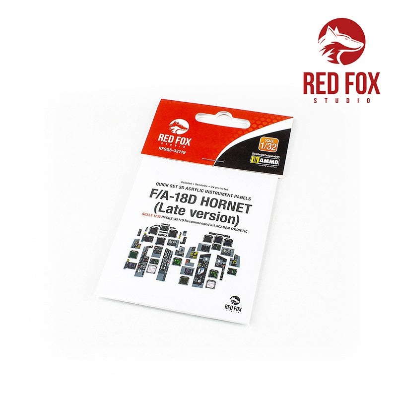 Red Fox Studio 32119 - 1/32 F/A-18D Late Hornet (for Academy/Kinetic kit)