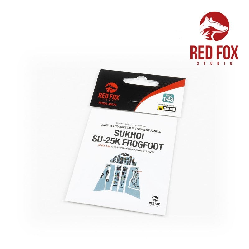 Red Fox Studio 48079 - 1/48 Sukhoi Su-25K (for Zvezda kit)