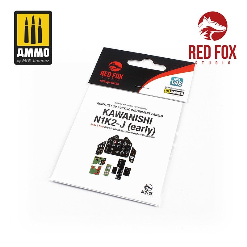 Red Fox Studio 48138 - 1/48 Kawanishi N1K2-J (Early) (for Hasegawa kit)