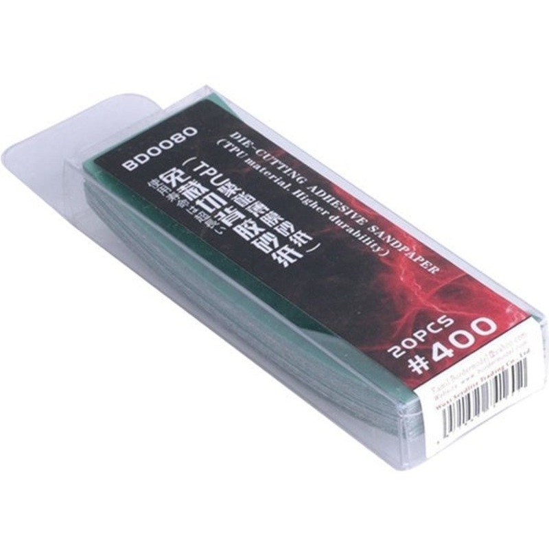 Border Model - Die-Cutting Adhesive Sandpaper (TPU Material) 20pcs 400#