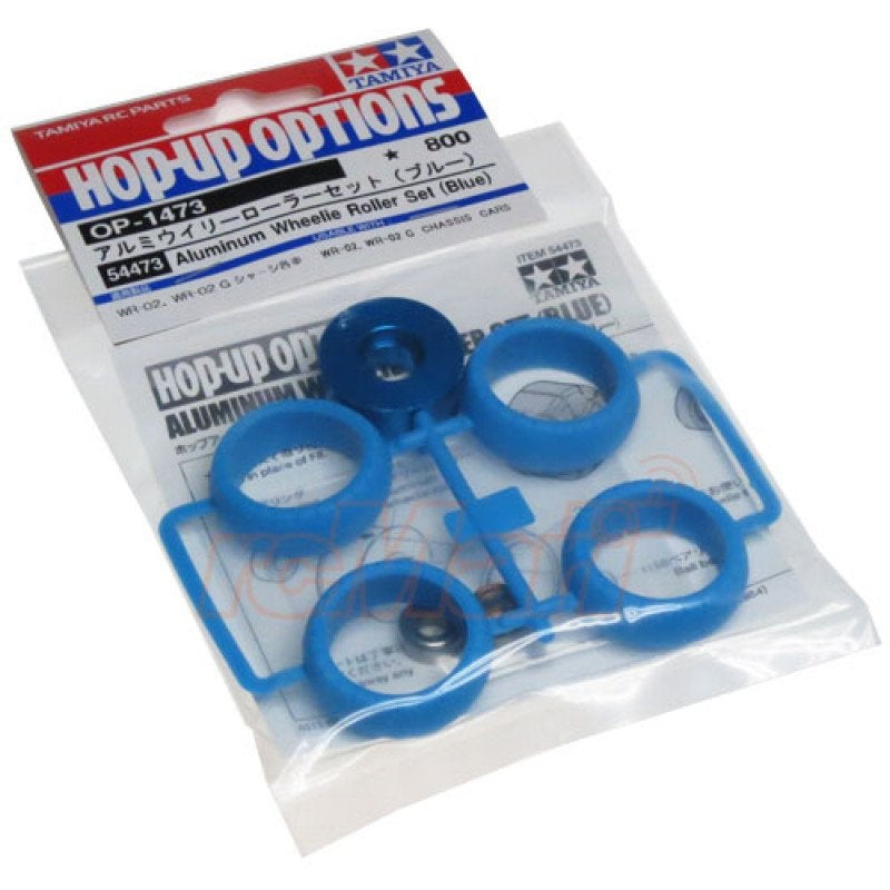 Tamiya - Aluminum Wheelie Roller Set (Blue)