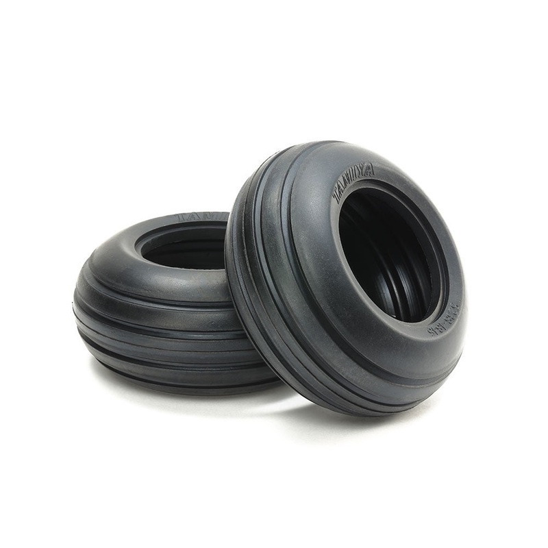Tamiya - Ribbed Front Bubble Tyres Soft (2)