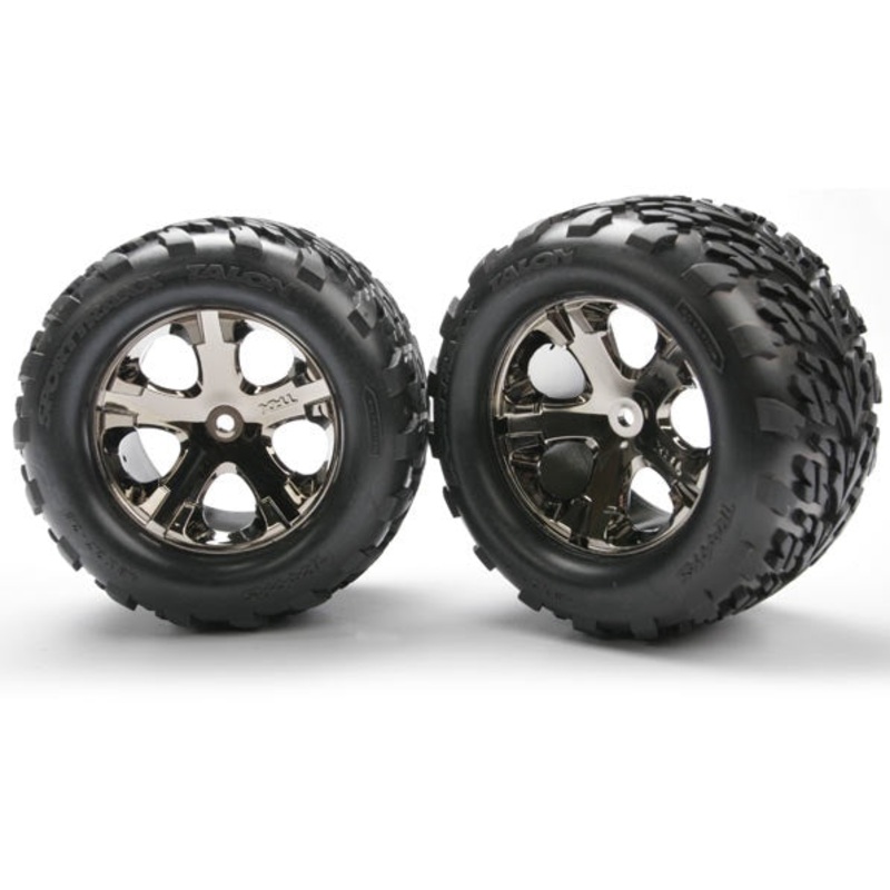 Traxxas - 3668A - Tires & Wheels Assembled & Glues (2) (ST)