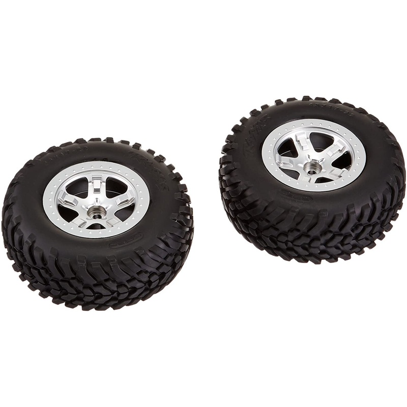 Traxxas - 5875 - Tires & Wheels Assembled (2WD front) (2) (SL)