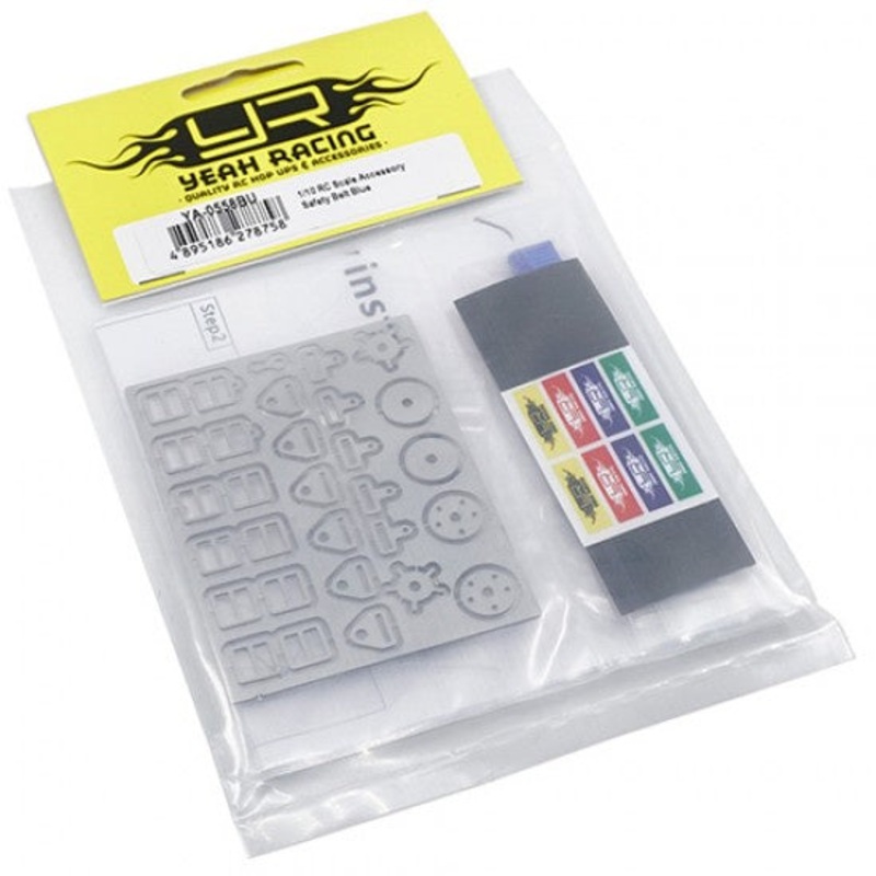Yeah Racing - 1/10 Safety Belt Blue (#)
