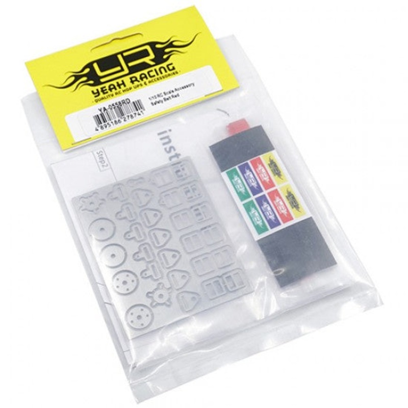 Yeah Racing - 1/10 Safety Belt Red (#)