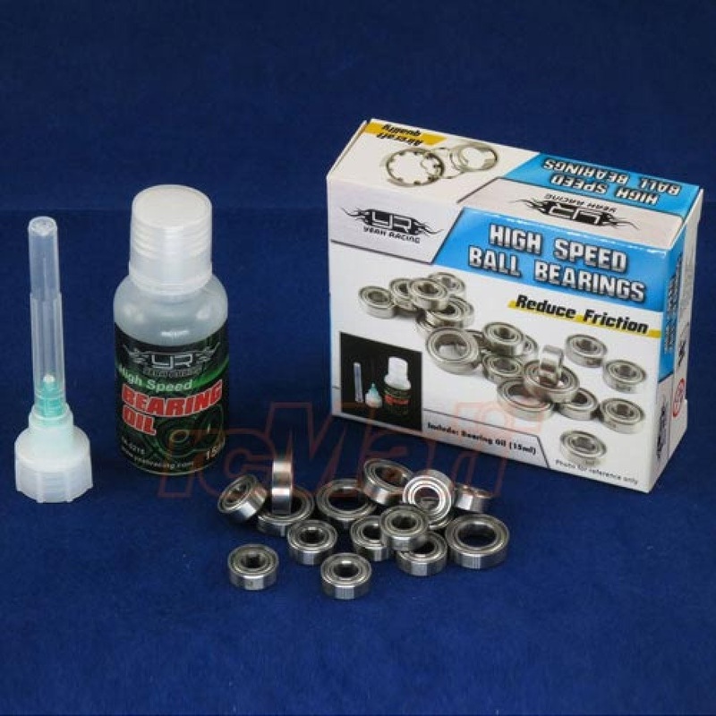 Yeah Racing - Bearing Set w/Bearing Oil For Tamiya T3-01 Dancing Rider (#)