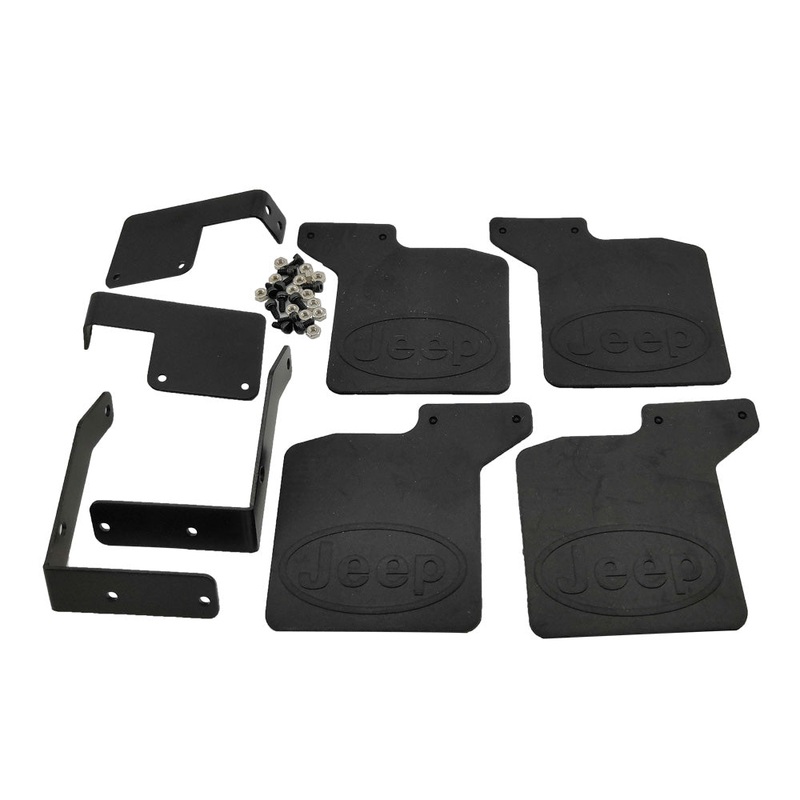 Details - Rubber Mud Flap Set - Jeep