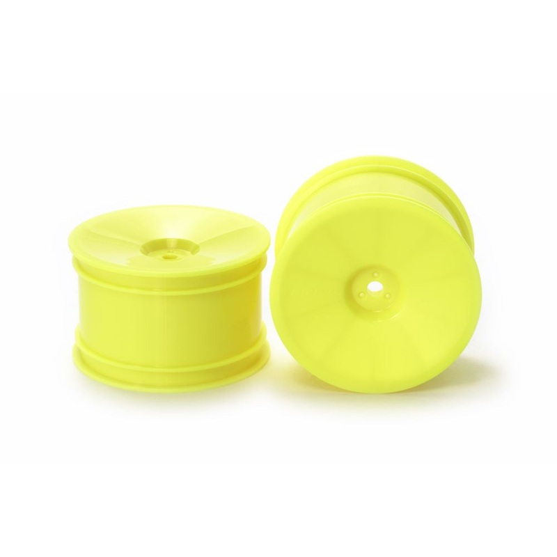 Tamiya - 4WD Buggy Rear Dish Wheels - Hex Hub/Yellow
