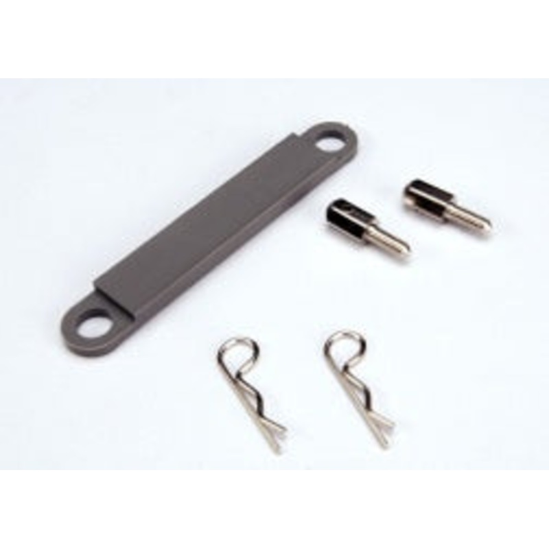 Traxxas - 3727A - Battery Hold-Down Plate (Grey) (BAN/RU)