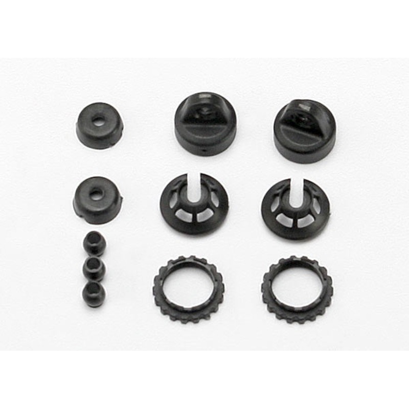 Traxxas - 7065 - Caps and Spring Retainers GTR Shock (1/16 E-RE)