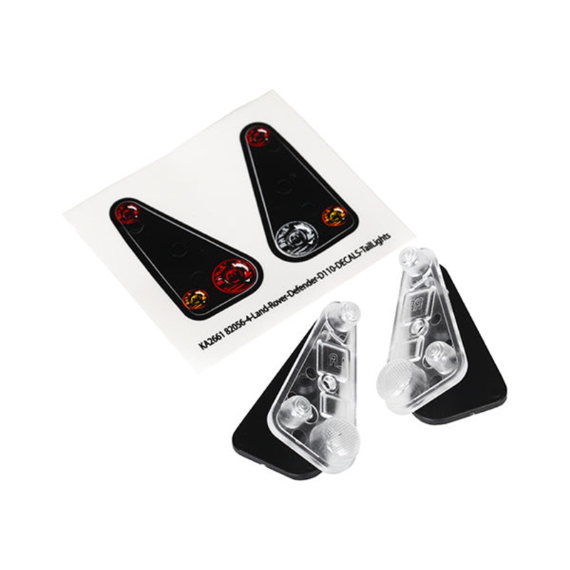 Traxxas - 8014 - Land Rover Defender Tail Light Housing/Lens/Decals (TRX-4)