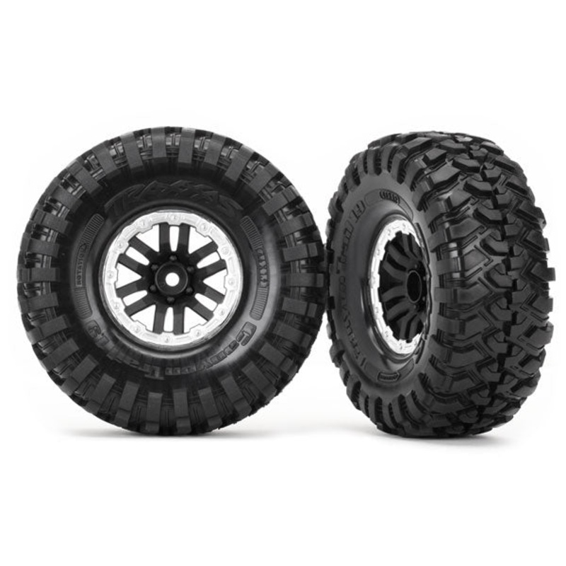 Traxxas - 8272X - Tires & Wheels STN (2) / Canyon (TRX-4)
