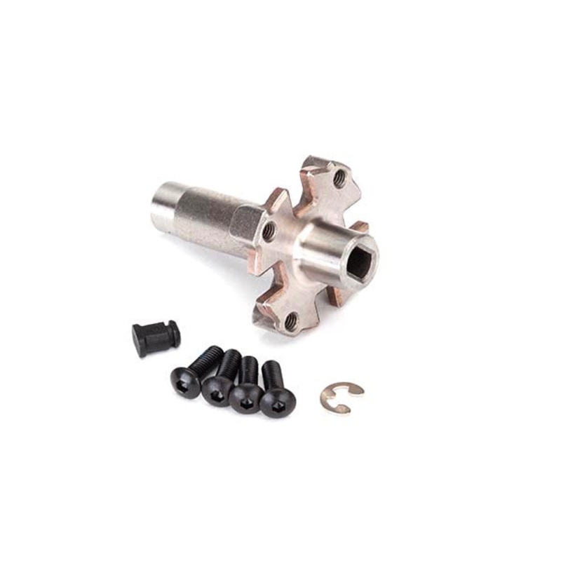 Traxxas - 8297 - Spool/ differential housing plug/ e-clip/ 2.5x8mm BCS (w/ Threadlock) (4) (TRX-4/6)
