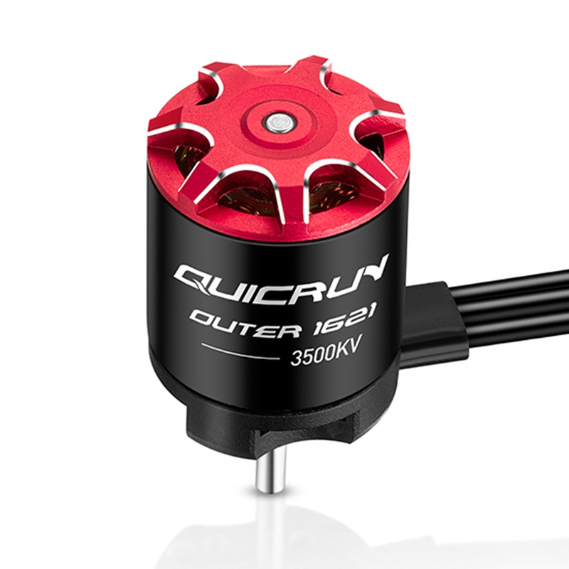 HobbyWing - QUICRUN Outer-1621SL-3500KV Brushless Motor Black For 1/24 RC Crawler