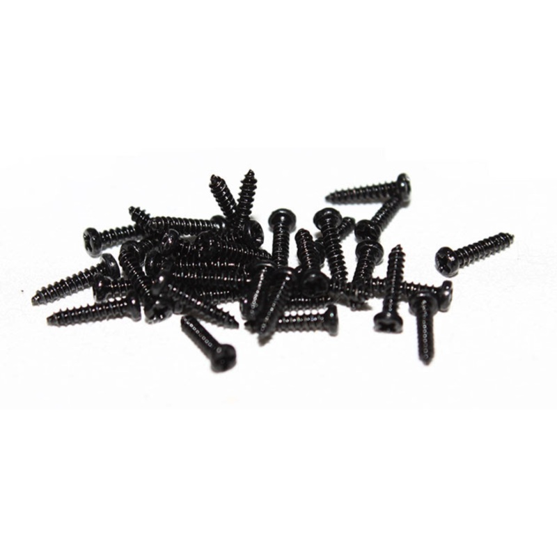 SRC - M1 Screws 6mm - Black (50pcs)
