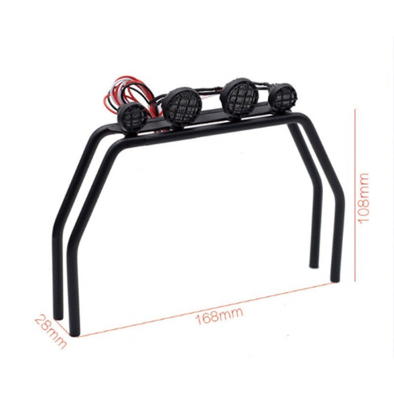 Xtra Speed - Metal LED Light Bar For 1/10 Truck Body (#)