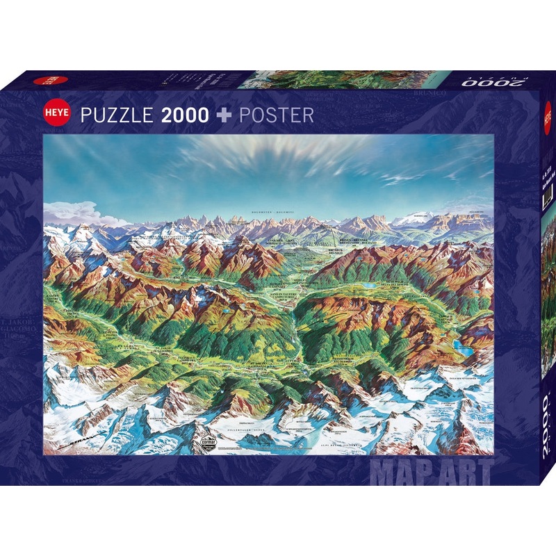 Heye - Alpine Mountain World (2000 pieces)
