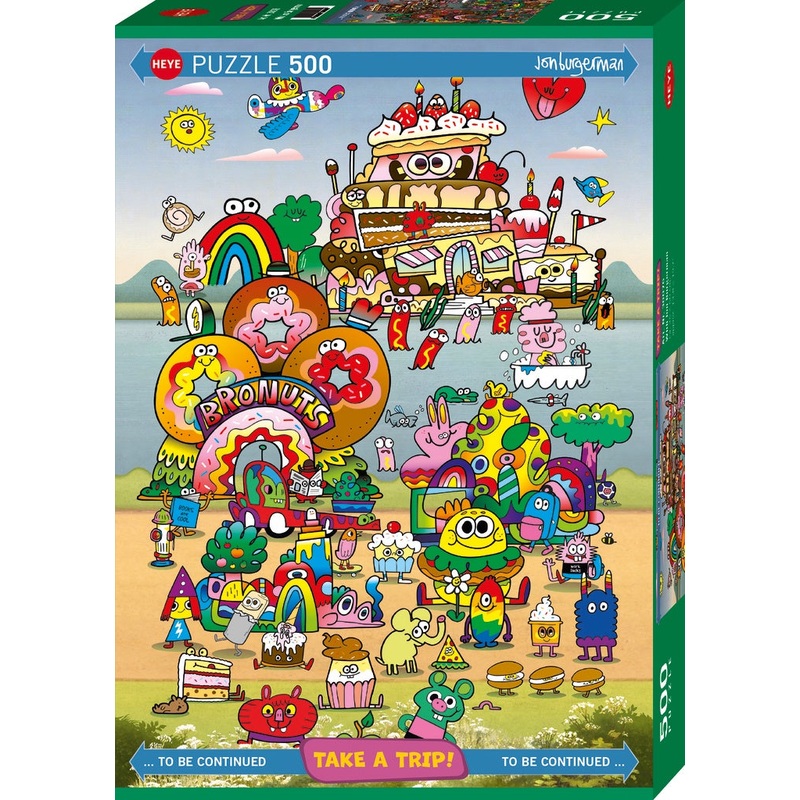 Heye - Take A Trip With Jon Burgerman (500 pieces)