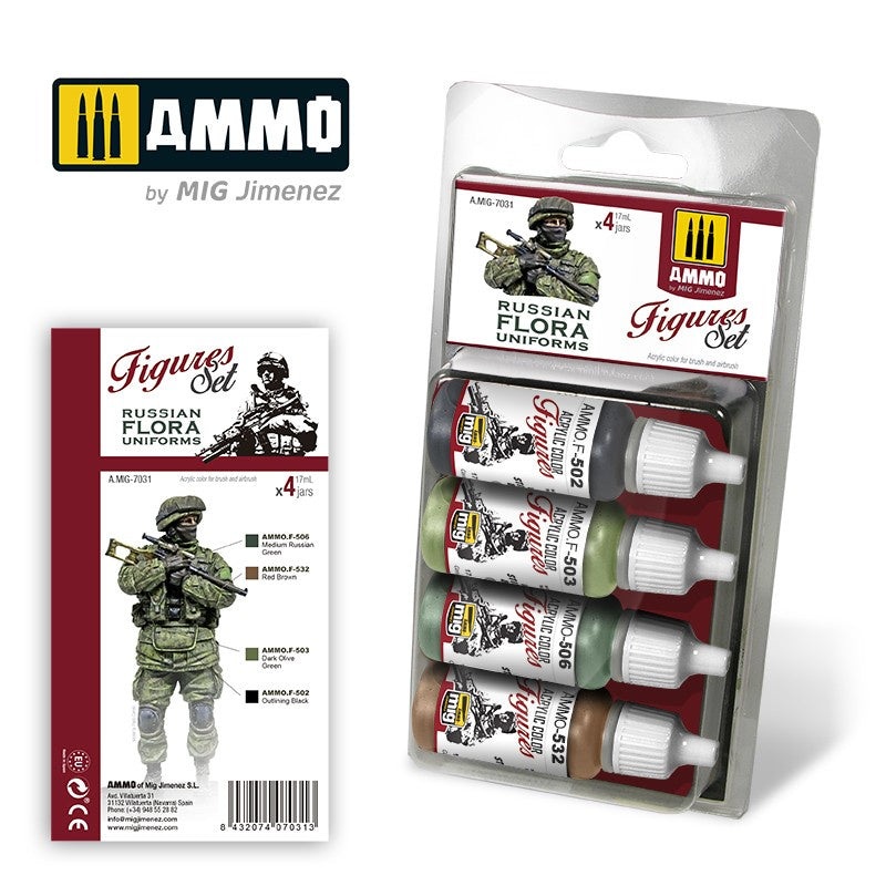 AMMO - 7031 Russian Flora Uniforms (Paint Set)