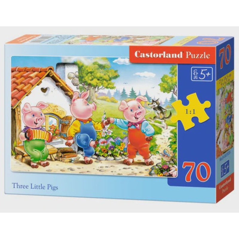 Castorland - Three Little Pigs (70 pieces)
