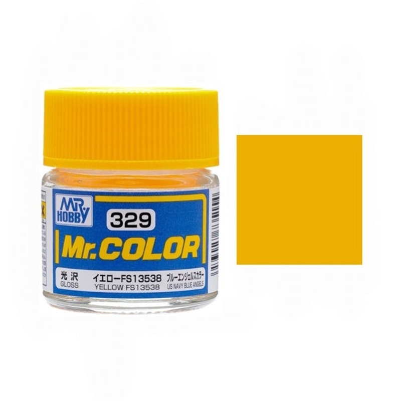 Mr.Color - C329 Chrome Yellow FS13538 (Semi-Gloss) (10ml)