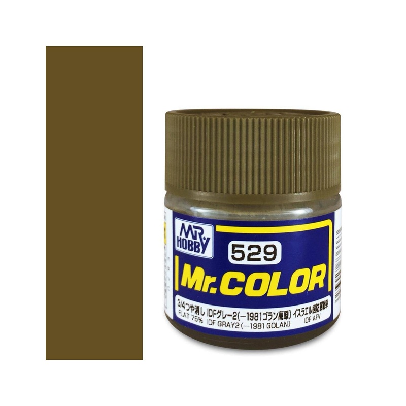 Mr.Color - C529 IDF Golan Gray Pre 1981 (Flat 75%) (10ml)