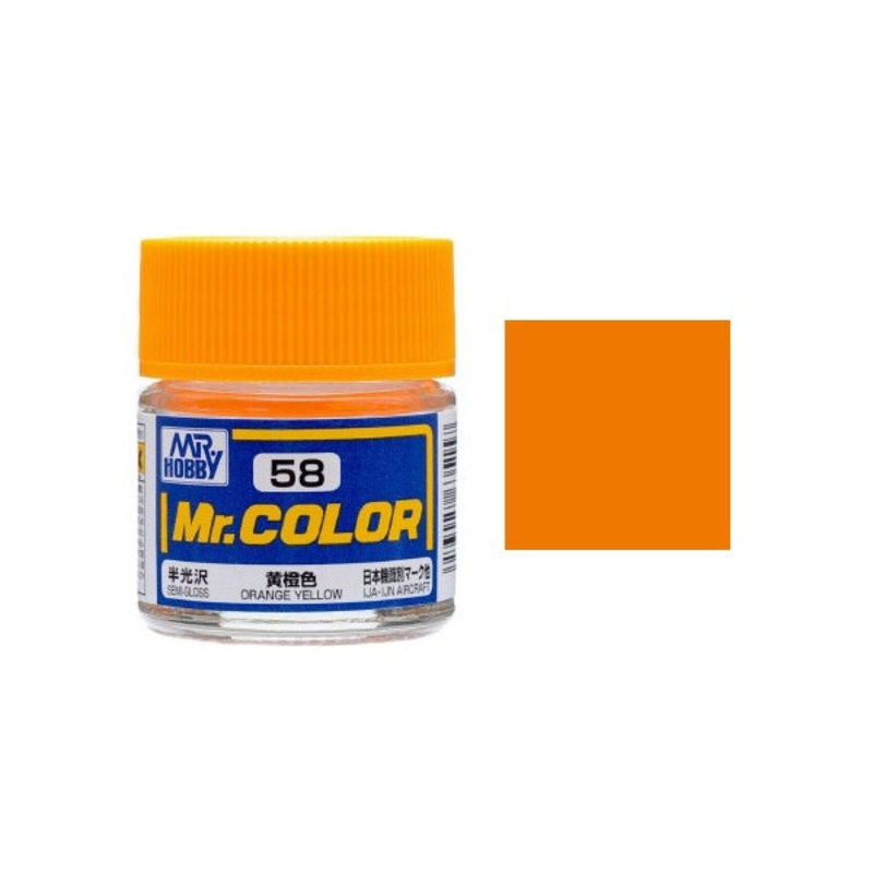 Mr.Color - C58 Orange Yellow (Semi-Gloss) (10ml)