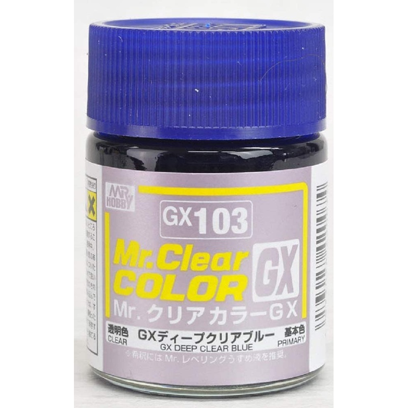 Mr.Color Clear GX - GX103 Deep Clear Blue (18ml)