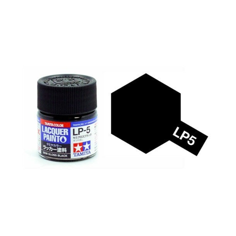 Tamiya - LP-5 Semi Gloss Black (10ml)