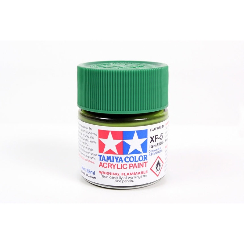 Tamiya - XF-5 Flat Green Acrylic (23ml)