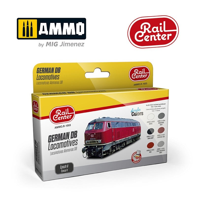 AMMO - R-1003 German DB Locomotive Epoch V (Paint Set)