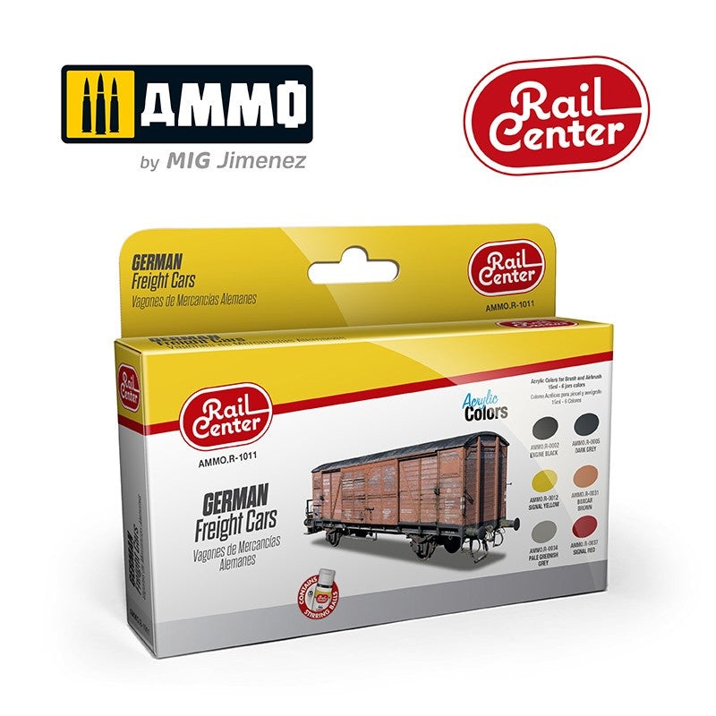 AMMO - R-1011 German Freight Cars (Paint Set)