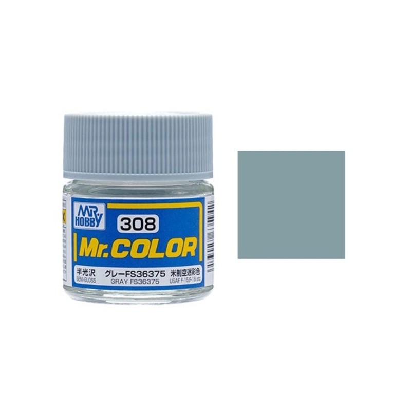 Mr.Color - C308 FS36375 Light Ghost Gray (Semi-Gloss) (10ml)