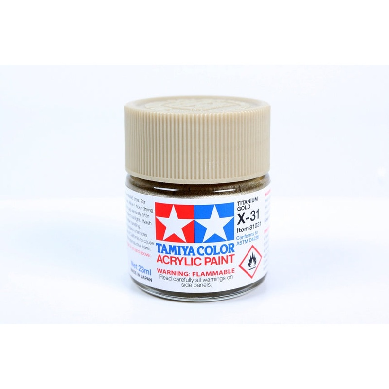 Tamiya - X-31 Titanium Gold Acrylic (23ml)
