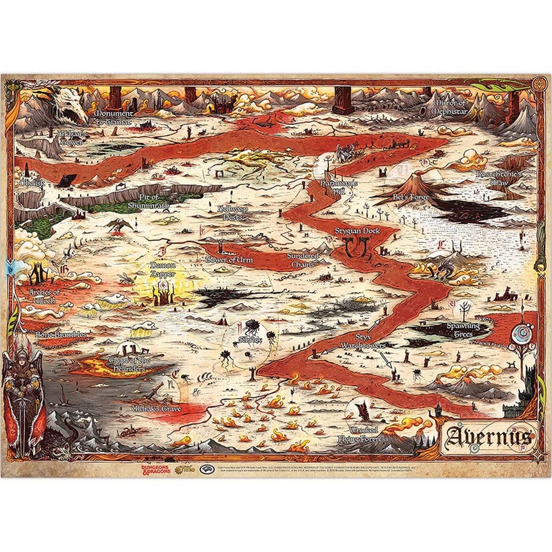 D&D: Descent into Avernus Map