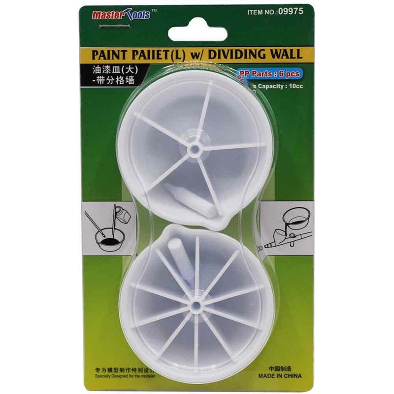 Master Tools - Paint Pallet (L) W/ Partition Wall (09975)