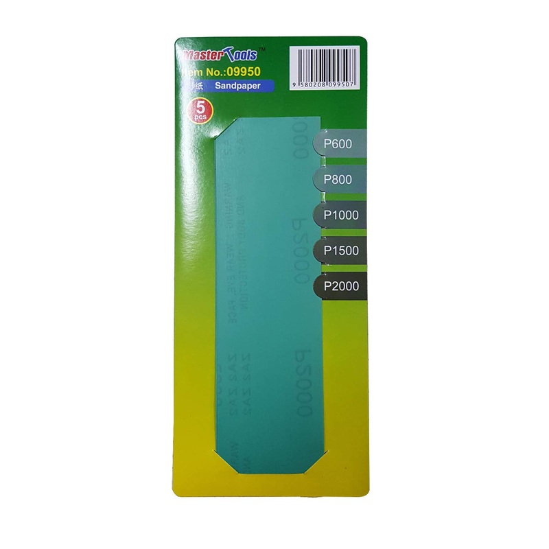 Master Tools - Sandpaper (5 pcs) (09950)