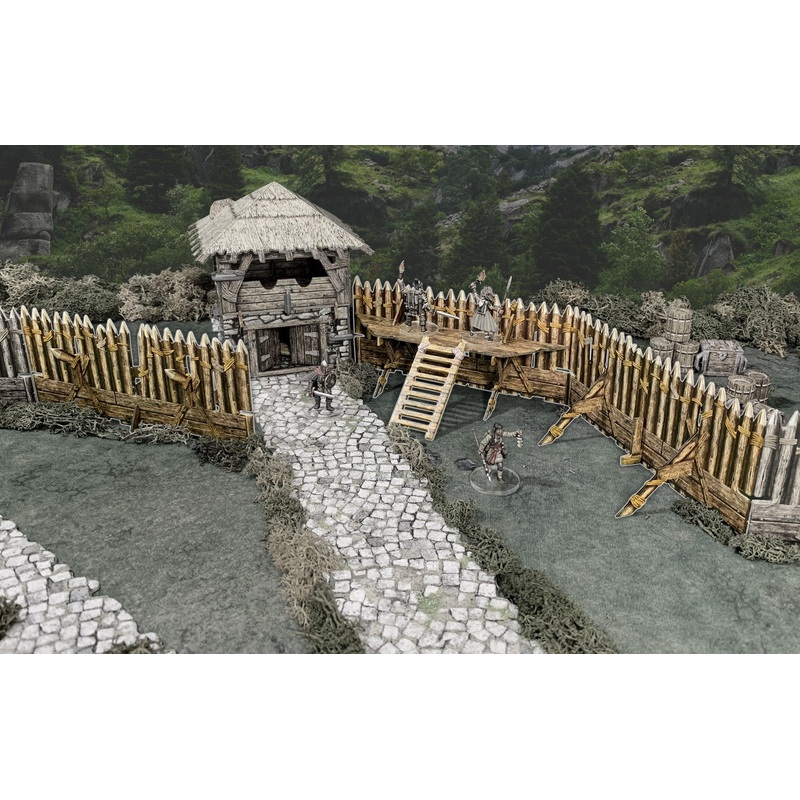 Battle Systems Fantasy Terrain - Palisade Walls