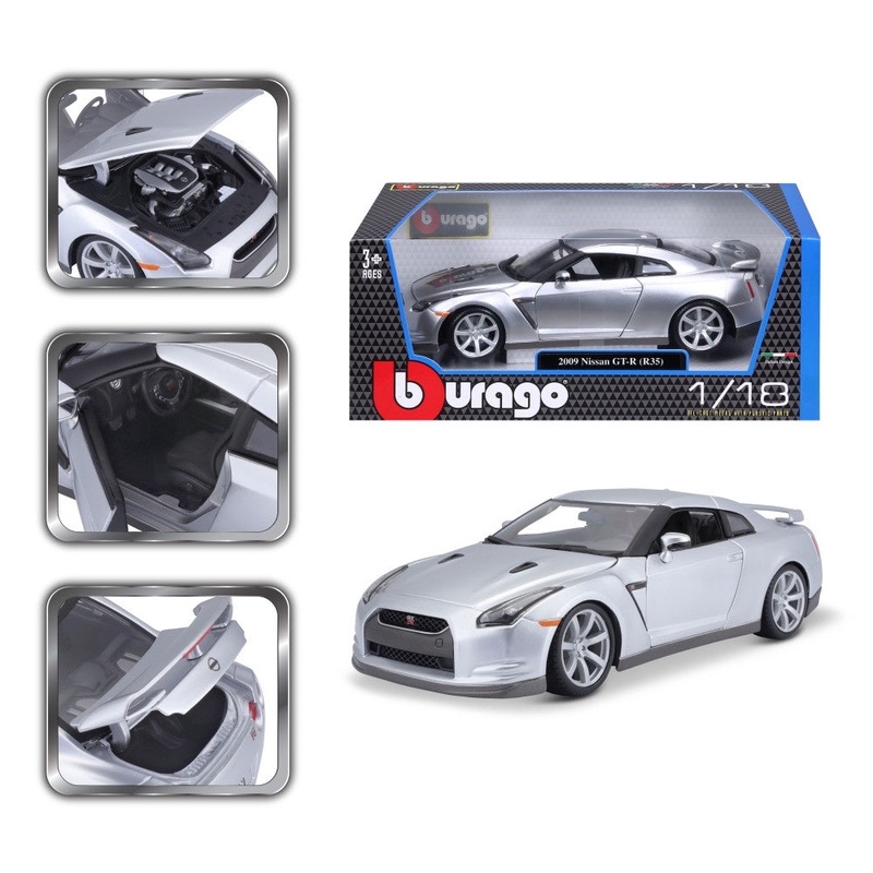 Burago - 1/18 Nissan GT-R R35 2009