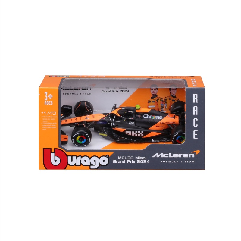 Burago - 1/43 Mclaren Team F1 MCL38 2024 - #4 Lando Norris