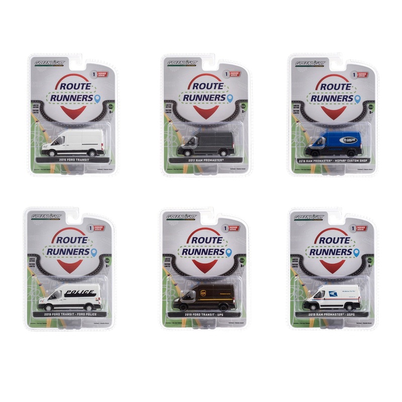 Greenlight - 1/64 Route Runners Series 1 (Assorted / Sold Individually)